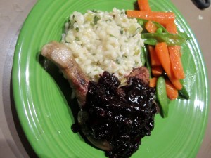 Again with the Fiestaware: my plates are either Shamrock or Peacock. Bright colours make me so happy. 